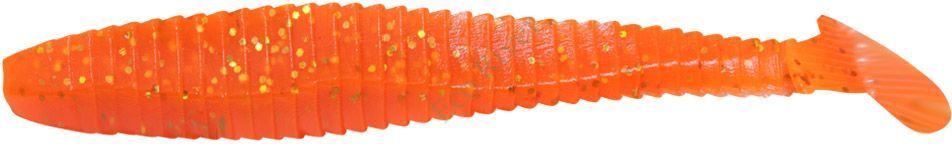 Виброхвост Yaman PRO Flatter Shad, р.2 inch, цвет #03 - Carrot gold flake (уп. 6 шт.)