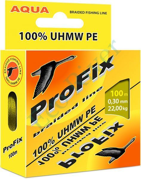 Леска плетенка Aqua ProFix Olive 0.10 100м