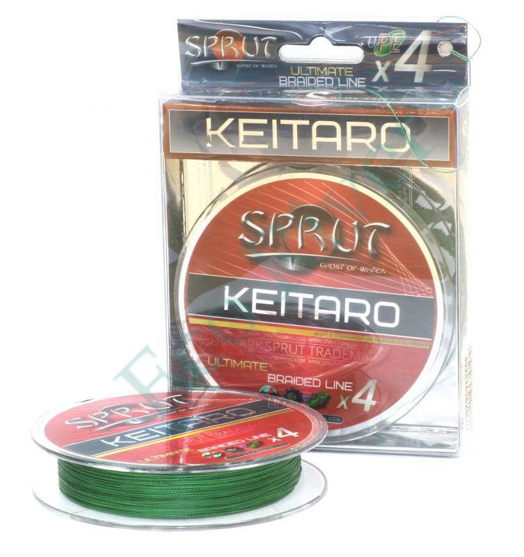 Плетеный шнур Sprut Keitaro Ultimate X4 dark green 0.18 140м