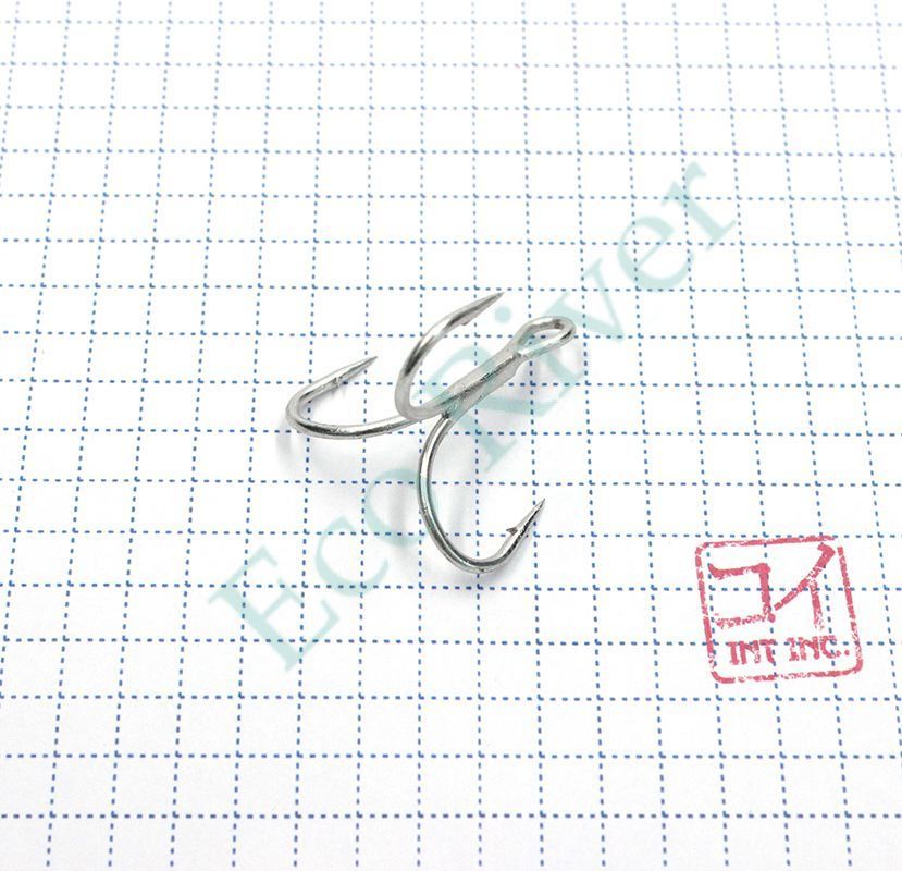 Крючок KOI 6066, размер 2 (INT), цвет MT, тройник (10 шт.)/320/240/