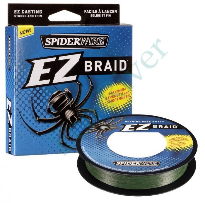 Плетеный шнур Spiderwire EZ Braid 0.15 100м зеленый 1201508