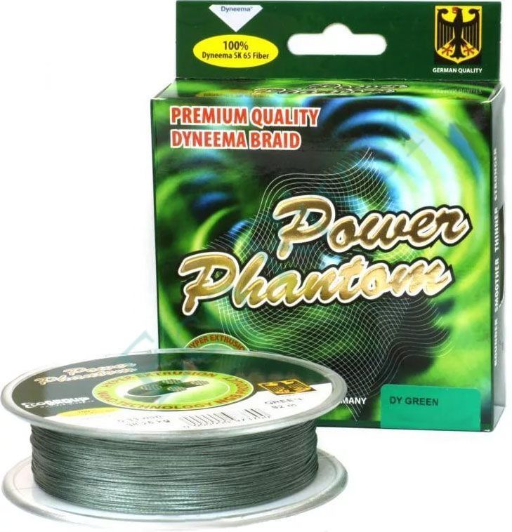 Плетеный шнур Power Phantom 4X зелен. 0.36 120м
