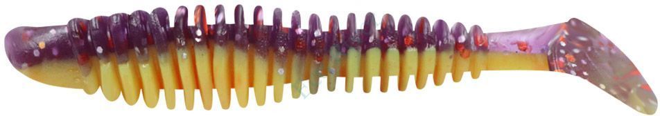 Виброхвост Yaman Pro Arris Shad, р.5,5 inch, цвет #26 - Violet Chartreuse (уп. 4 шт.)
