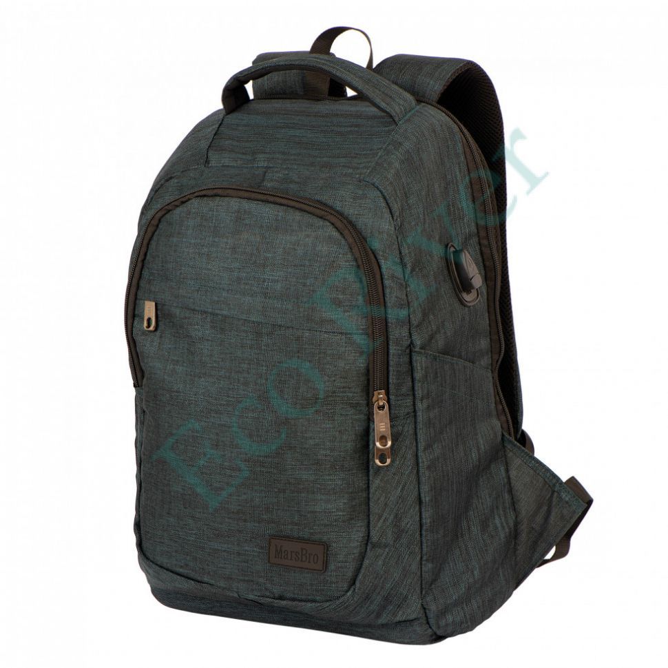 Рюкзак MarsBro Business Laptop, цвет малахит, размер 40*30*15, объем 30 л