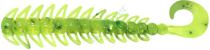 Твистер Yaman Pro Ruff, р.5 inch, цвет #10 - Green pepper (уп. 5 шт.)