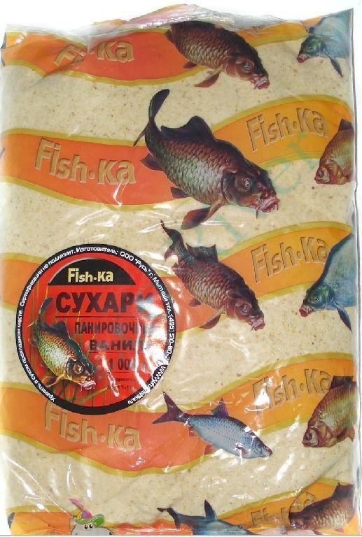 Сухарь "FISH-KA" панировочный Пшеничный ваниль 1000г (193)