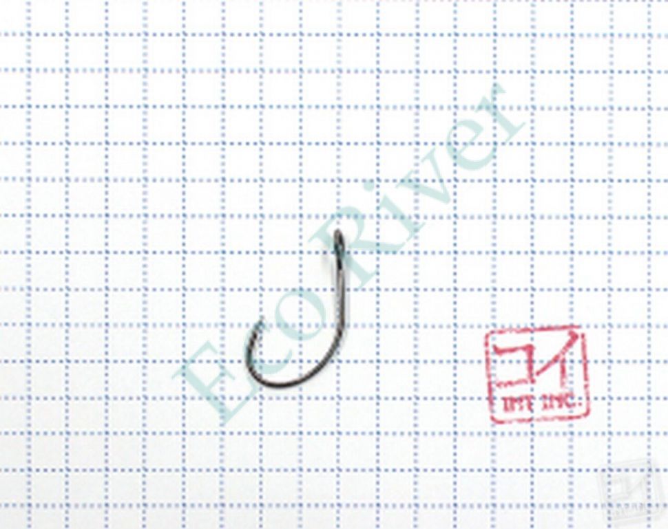 Крючок KOI J-TROUT, размер 2 (INT), цвет BN (10 шт.)/100/
