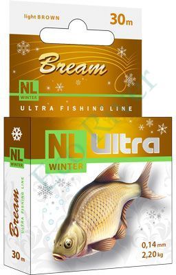 Леска Aqua NL Ultra Bream лещ 0.16 30м