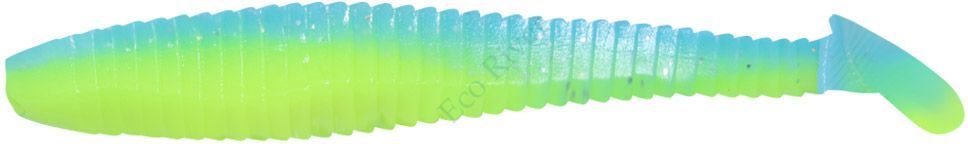 Виброхвост Yaman PRO Flatter Shad, р.3 inch, цвет #18 - Ice Chartreuse (уп. 6 шт.)