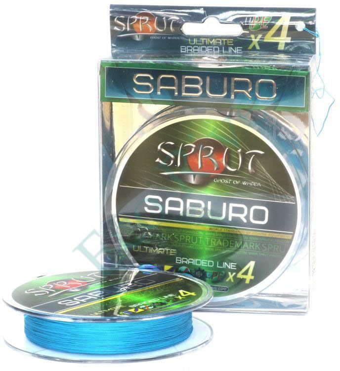 Плетеный шнур Sprut Saburo Soft Ultimate X4 sky blue 0.16 140м