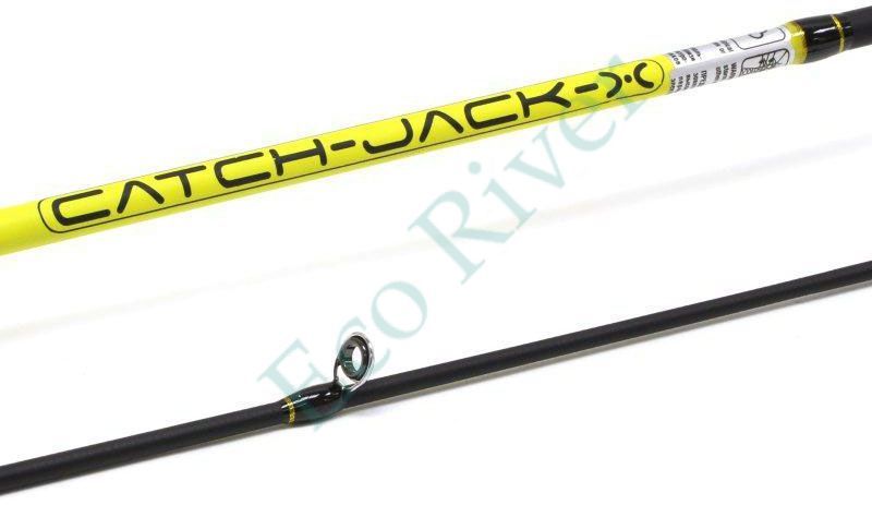 Спиннинг штекерный карбоновый Namazu Pro Catch-Jack-X IM8, 2,4 м, тест 1-6 г/25/
