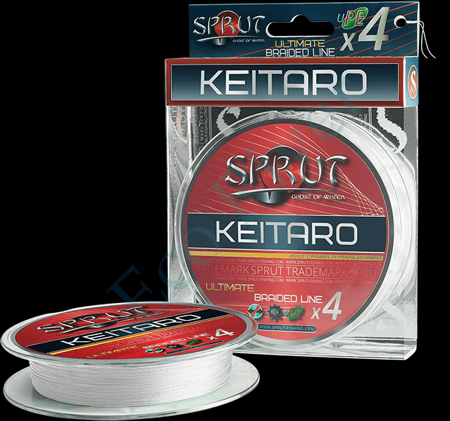 Плетеный шнур Sprut Keitaro Ultimate X4 cristal white 0.14 140м