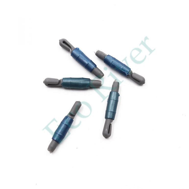 Коннектор для крепления лески к удилищу серо-синий перламутр (СТОНФ) 0,8 (уп. 10 шт.)