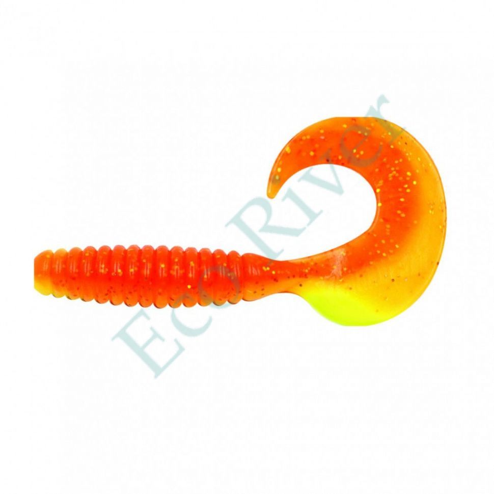 Твистер Yaman Pro Spiral, р.2.5 inch, цвет #25 - Sunshine (уп.10 шт)