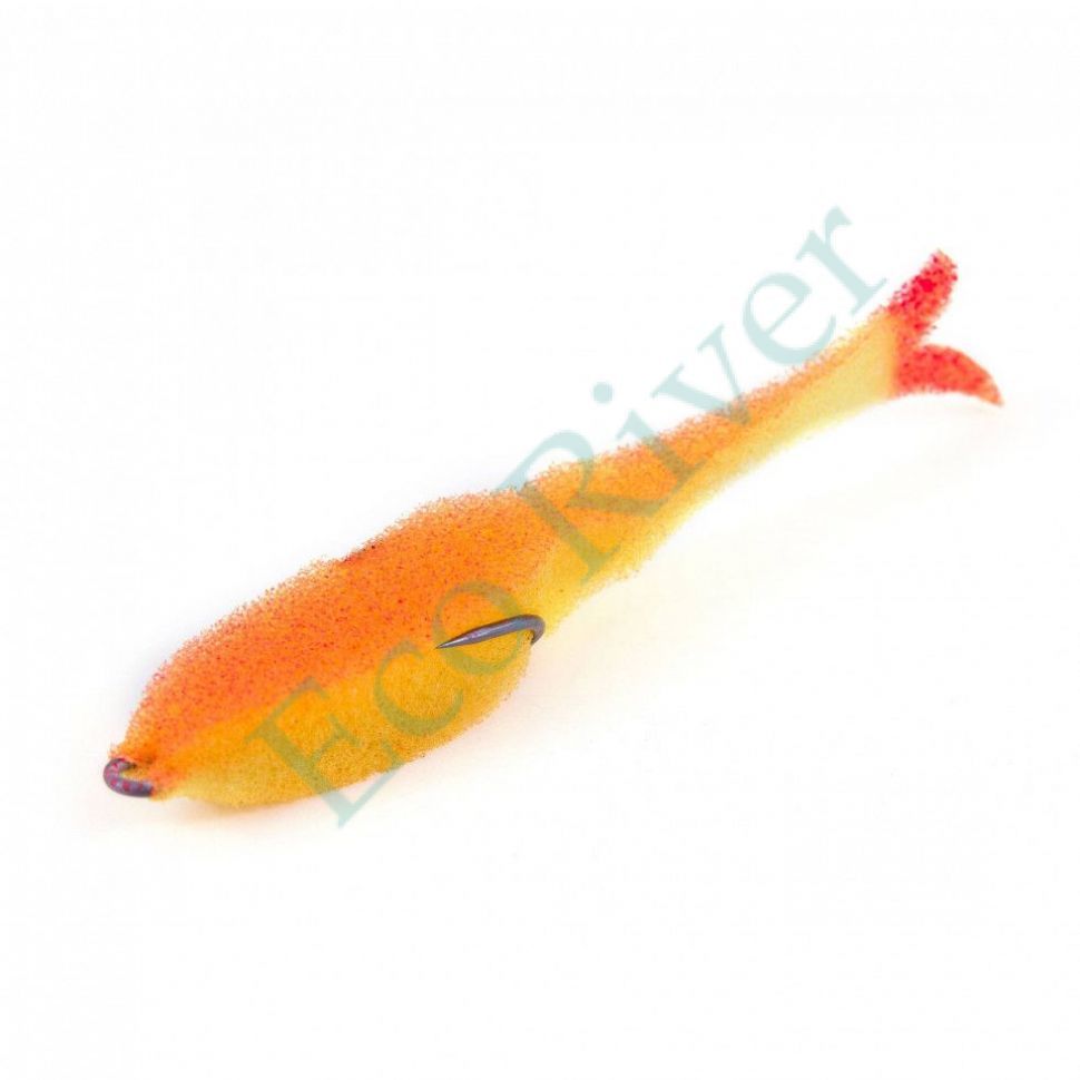 Поролоновая рыбка YAMAN Devious Minnow на двойнике, р. 105 мм, цвет 20 UV (5 шт.)