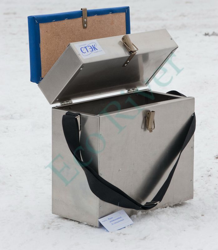 Ящик зимний алюминевый 2-секц. 28л ДМ