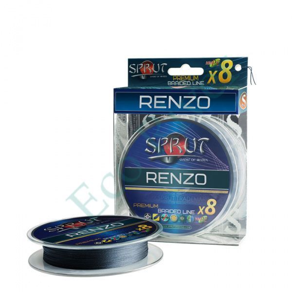 Плетеный шнур Sprut Renzo Soft Premium X8 space gray 0.25 95м