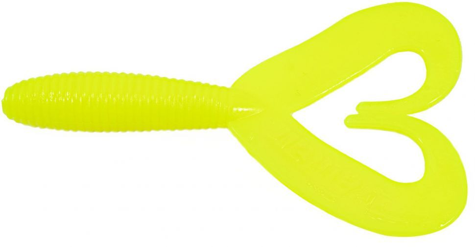 Твистер Yaman Pro Loop-Two, р.3 inch, цвет #02 - Chartreuse (уп.5 шт)