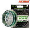 Плетеный шнур Akara Power Action X4 green 0.18 100м