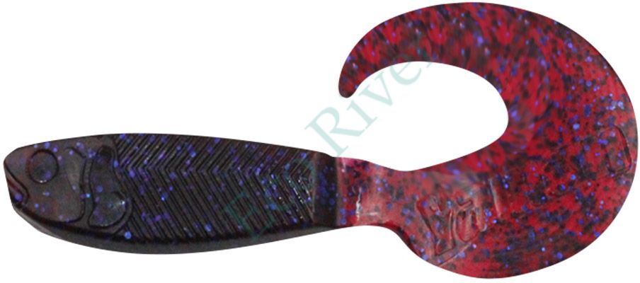 Твистер Yaman Pro Mermaid Tail, р.3 inch, цв. #04 - Grape (уп.10 шт)