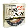 Плетеный шнур Kosadaka Super PE X8 multicolor 0.18 150м