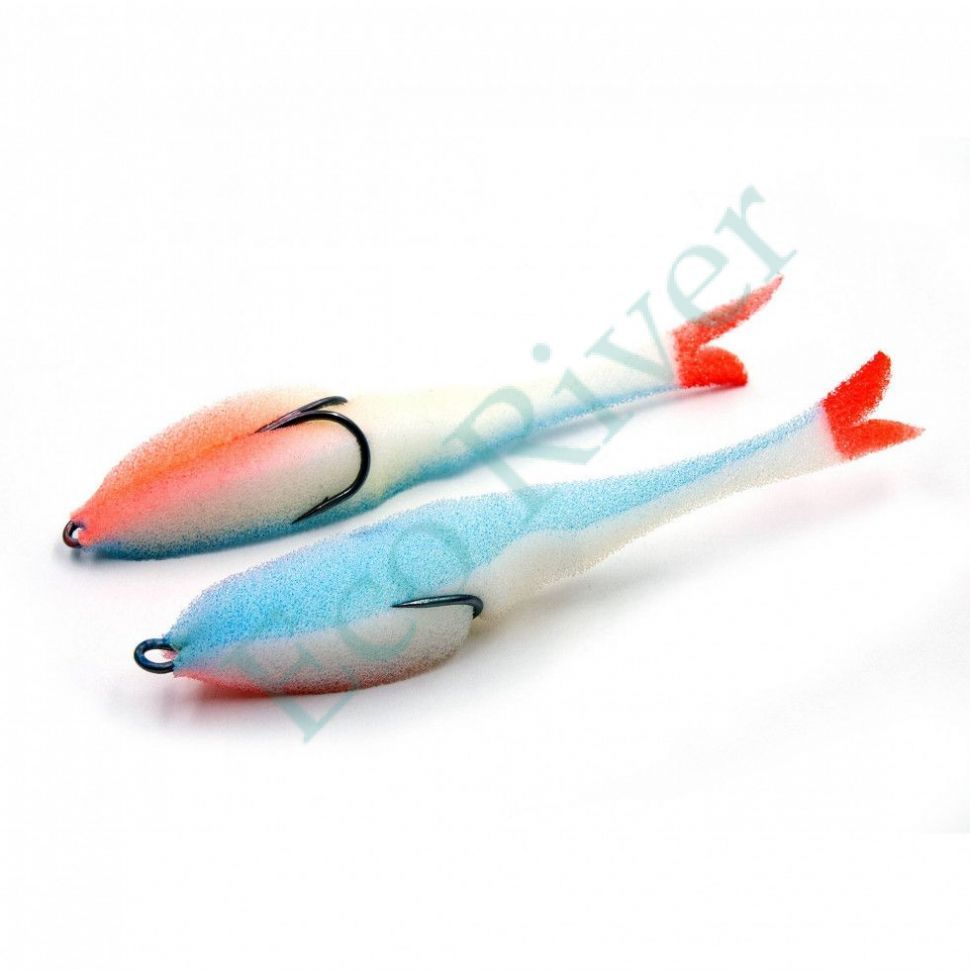 Поролоновая рыбка YAMAN Devious Minnow на двойнике, р. 135 мм, цвет 22 UV (5 шт.)
