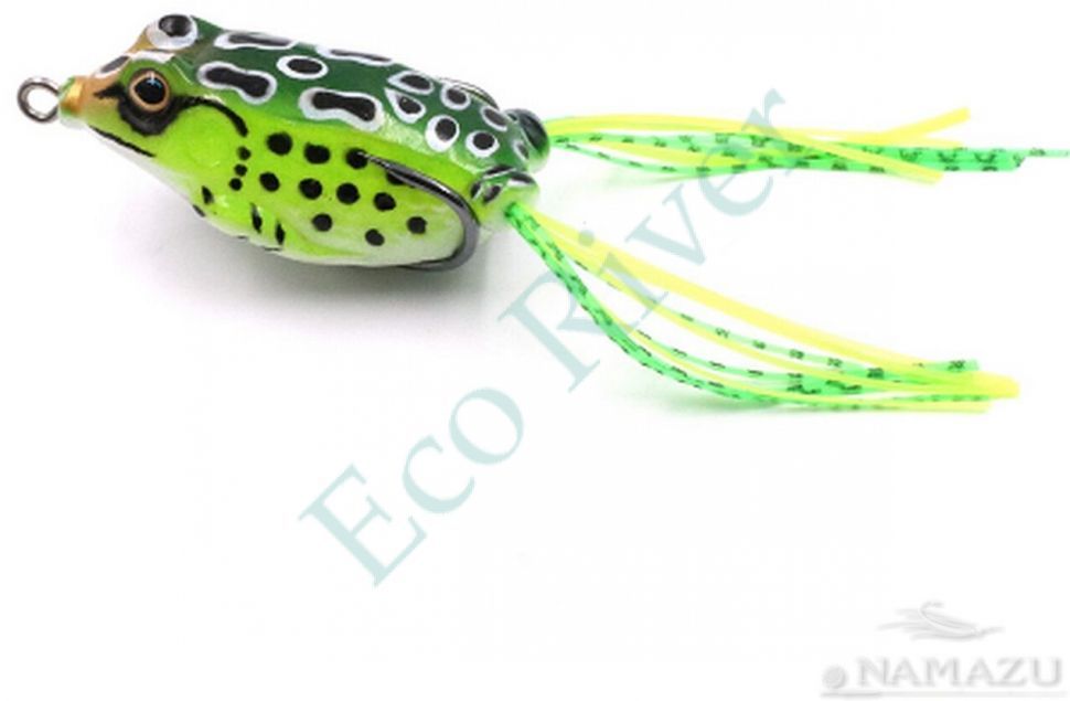 Лягушка-незацепляйка Namazu FROG, 55 мм, 8 г, цвет 17, крючок-двойник YR Hooks (BN) #2/0/400/200/