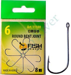 Крючок Fish Season Round Bent Joint №2 8шт 11100-02F