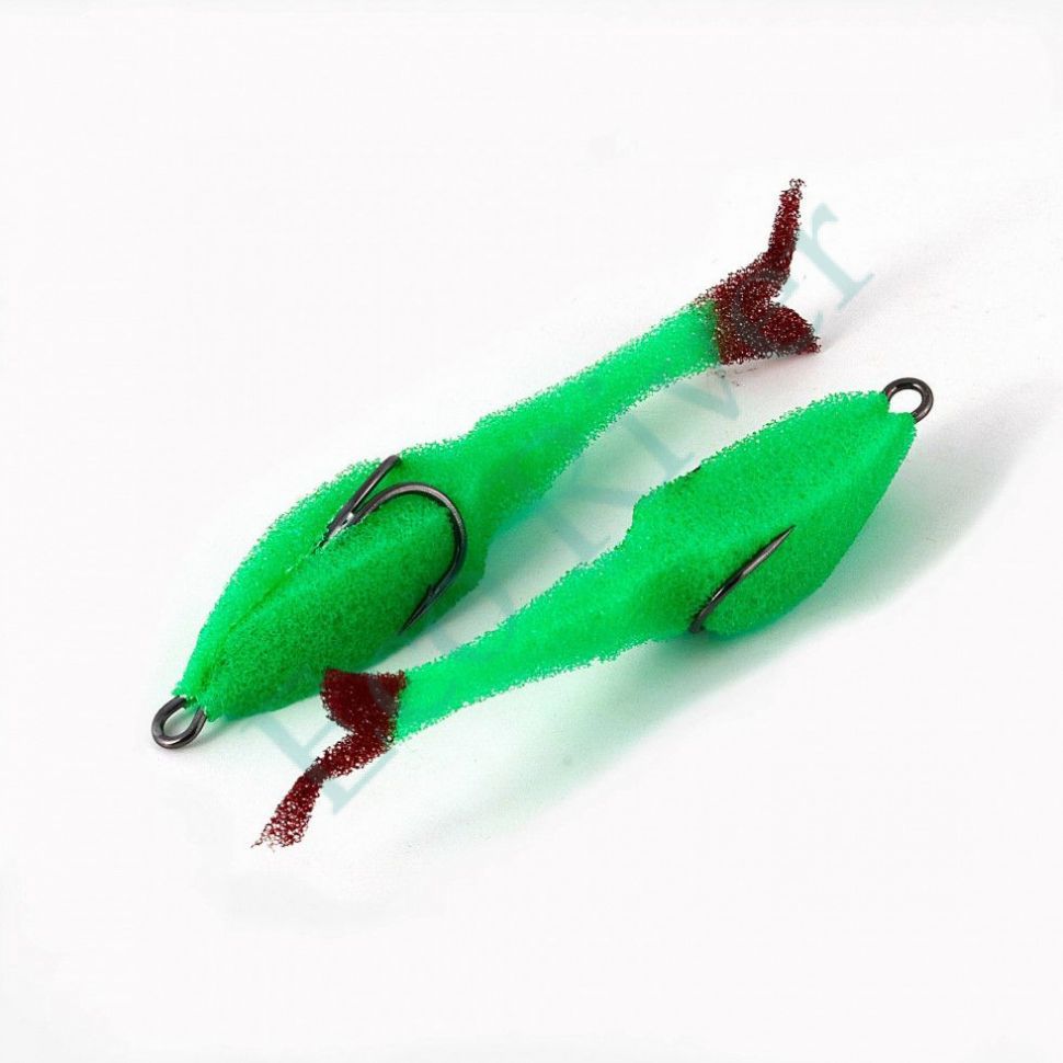 Поролоновая рыбка YAMAN Devious Minnow на двойнике, р. 90 мм, цвет 11 (5 шт.)
