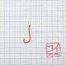 Крючок KOI RYUSEN-RING-2BH, размер 8 (INT), цвет RED (10 шт.)