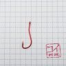 Крючок KOI RYUSEN-RING-2BH, размер 6 (INT), цвет RED (10 шт.)