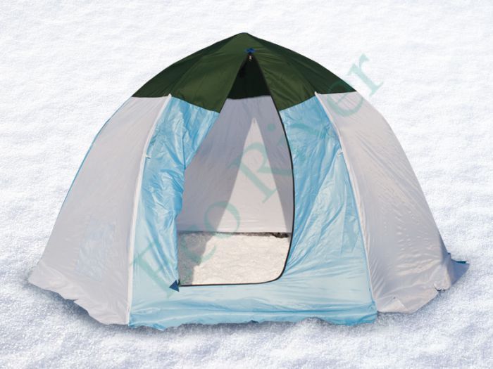 Палатка зимняя СТЭК 3-местная с дышащим верхом (алюм.крепеж) 06