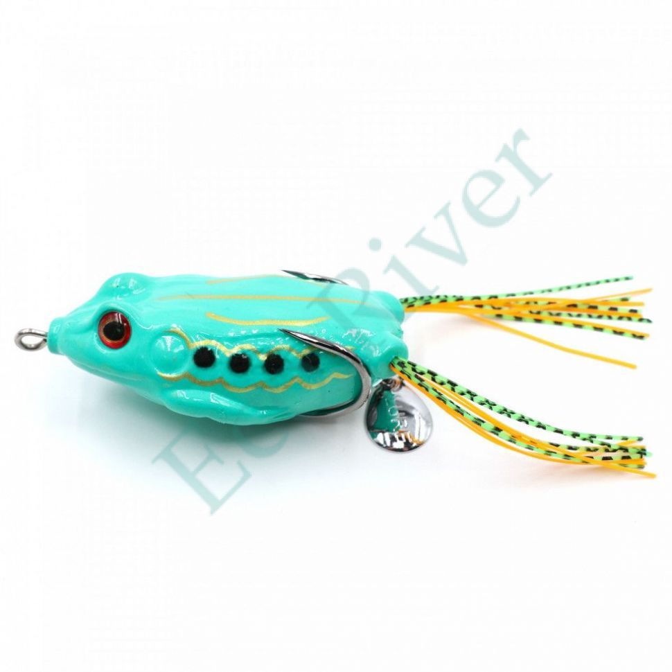 Лягушка-незацепляйка Namazu FROG с лепестком, 65 мм, 18 г, цвет 05, крючок-двойник YR Hooks (BN) #3/