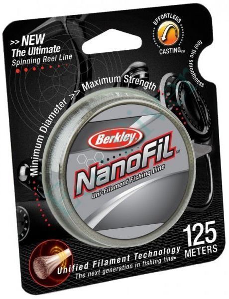 Леска плетенка Berkley NanoFil Clear 0.22 125м 1278267